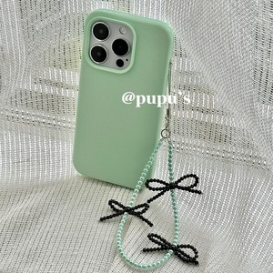 Cadena para Teléfono Móvil con Lazo de Perlas y Cuentas, para Mujeres y Niñas, Correa Antipérdida, Colgante, Llavero, Joyería, 23cm - Product Image 3