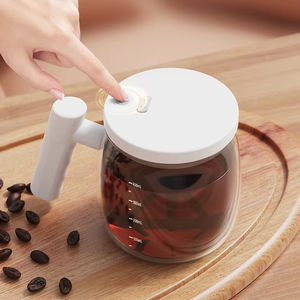 แก้วกาแฟแบบกวนเองได้ 400 มล. ความเร็วสูง 7000 รอบต่อนาที สำหรับกาแฟ นม ชา และเครื่องดื่ม - Product Image 1