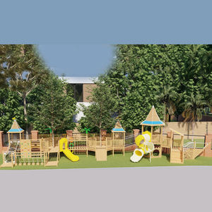 Équipement de terrain de jeu extérieur commercial personnalisable du fabricant chinois Ensembles de jeu amusants sûrs Vente-Thèm - Product Image 2