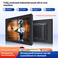 Nouveau PC tout-en-un industriel ODM/OEM avec écran tactile capacitif IPS de 15,6 et 21,5 pouces, contrôle Windows intégré, étanche