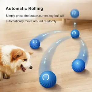 Automatische Rollende Kattenbal Speelgoed Smart Kitten Elektrisch Speelgoed Zelfbewegende Hond Training Huisdier Kitten Interactief Speelgoed Voor Indoor Spelen