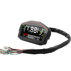 Fábrica ATV motocicleta Universal ABS LCD medidor Digital velocímetro odómetro impermeable motocicleta medidor - Product Image 6