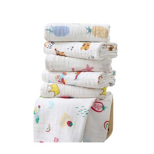 Manta <span class=keywords><strong>de</strong></span> edredón personalizada barata, 4 capas, acogedora, personalizada, muselina para bebé, mantas envolventes, manta para cumpleaños <span class=keywords><strong>de</strong></span> hijo - Product Image 1