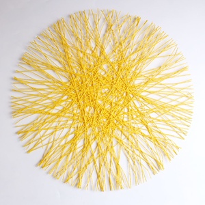 Nordic style home multi-function weaving padded <strong>table</strong> insulation pad <strong>round</strong> placemat <strong>table</strong> <strong>mat</strong> - Product Image 5