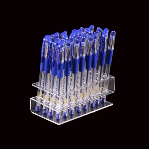 Organizador de Escritorio Moderno de Acrílico de 3 Niveles Preensamblado con Más Orificios, Porta Lápices, Soporte para Bolígrafos, Exhibidor de Marcadores - Product Image 2