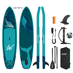 China Factory 335cm 11ft OEM Sup Stand up Paddle Board Surfboard Waterplay Surfing <b>Inflatable</b> With High Quality WHALE Yoga Board - Product Image 1