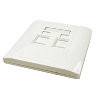 86 Type Ethernet Telecom Parts 2 3 4 RJ45 Keystone Wall Socket Façade 1 2 Port Network Wall Face Plate