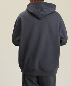 Nuove felpe <span class=keywords><strong>con</strong></span> <span class=keywords><strong>cappuccio</strong></span> personalizzate <span class=keywords><strong>con</strong></span> stampa 3D 440 Gsm cotone <span class=keywords><strong>grigio</strong></span> <span class=keywords><strong>scuro</strong></span> <span class=keywords><strong>con</strong></span> <span class=keywords><strong>cappuccio</strong></span> - Product Image 4