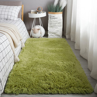 Maßgefertigter Großhandel Maschinengefertigter Moderner Rechteckiger Hochflor-Polyester-Raschel-Teppich Fleece-Überwurf für Zuhause Büro Hotel