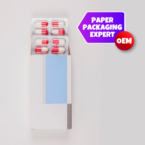 Caja de Medicina de papel personalizada OEM con ventana cortada Embalaje médico Caja farmacéutica - Product Image 2