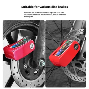 JIUYUE September Yueyue Duurzame Aluminium Legering Hoge-Veiligheid Schijfrem Slot <span class=keywords><strong>Alarm</strong></span> Anti-Diefstal Motorfiets - Product Image 5