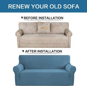 ผ้าคลุมโซฟา3ที่นั่ง4ชิ้นผ้าคลุมโซฟาผ้ากำมะหยี่หรูหรา - Product Image 3