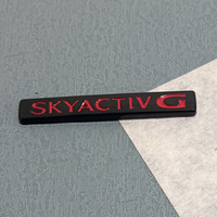 Badge Auto Mazda CX-60/CX90, Logo Avant/Arrière, Autocollant pour Compartiment à Bagages, Protection de Carrosserie en Plastique ABS, PVC Haute Performance