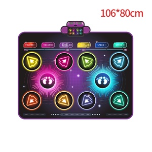 Tapis de danse interactif en gros avec lumières colorées et Bluetooth pour enfants, jeu de défi PK, instrument musical - Product Image 1