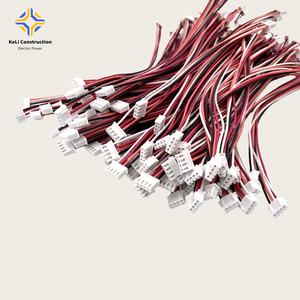 Keli Professional ขั้วต่อปลั๊กตัวเมีย<span class=keywords><strong>2</strong></span>/3/4/5/6พิน<span class=keywords><strong>2</strong></span>.54มม. JST zh PH XH ประกอบสายเคเบิลแบบกำหนดเอง IP65/IP67/IP68 - Product Image 1