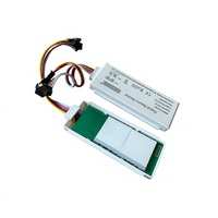 Interrupteur Tactile LED avec Double Bouton Anti-Buée DC12V 60W, Gradation à Trois Niveaux pour Miroir Intelligent ou Éclairage d'Armoire