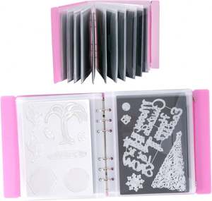 12 Hojas Magnéticas para Almacenamiento de Troqueles con 1 Carpeta de Bolsillos, Solución 2 en 1 para Almacenamiento de Sellos y Troqueles - Product Image 2