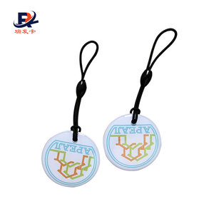 Tùy chỉnh PVC + Epoxy Chất liệu gốc S50 1K Epoxy RFID Tag NFC Keychain - Product Image 6