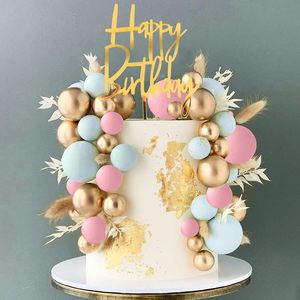 50 Pezzi di Decorazioni a Forma di Palla Colorate per Torte, per Matrimoni a Tema Bohémien e Feste di Compleanno - Product Image 1