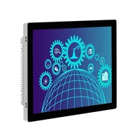 Layar PC Panel Industri PCAP 15 Inci Komputer Tanpa Kipas Terintegrasi Layar Sentuh Kapasitif Intel I3/I5/I7 SSD