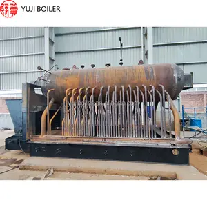 Price DZL SZL 1 To 40 Ton Wood Pellet Chip Sawdust Palm Oil Solid Fuel Coal Biomass Fired Water Tube Industrial Steam Boiler
