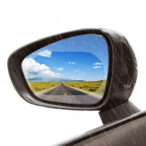 High Quality Rainproof Anti Fog Car Rearview Mirror Film Waterproof Rainproof Clear Rearview Road Conditions