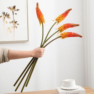Fleur artificielle Meng Jie, branche unique en polyester, pour décoration intérieure, arrangement sur table, au sol ou mural - Product Image 1