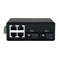 Conmutador Poe Gigabit Ethernet completo OEM/ODM 4 puertos 10/100/1000Mbps IEEE 802,3 Af/At Red gestionada para cámara IP CCTV Función QoS