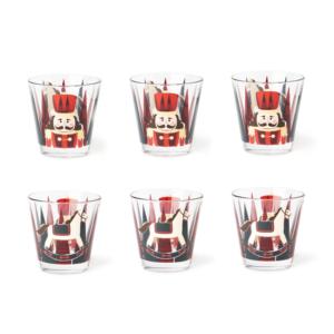Set di 6 Bicchieri Natalizi Vintage Excelsa 25 Cl Multicolore - Product Image 1