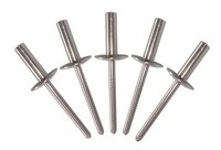 GB12615 Rivet creux à tête dôme fermée en acier inoxydable 304 M4.0 Grade 4.8 Finition brillante Conception d'étanchéité