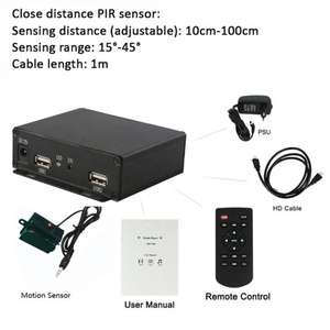 Carcasa de metal 1920 con sensor de movimiento ir, 1080p 8g, reproductor multimedia HD ad con buena calidad - Product Image 3