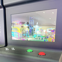 Machine de fléchettes électroniques à monnayeur, commerciale, connectée en réseau, avec interface en anglais, personnalisable pour bar et jeu de fléchettes sur cible