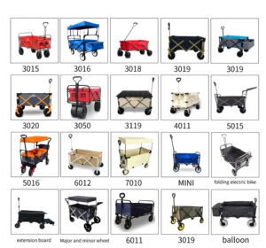 Chariot de poussette de haute qualité camping en plein air plage portable multi-fonction chariot pliant chariot - Product Image 6