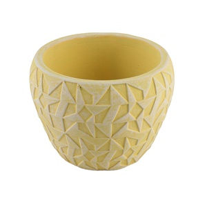 Piccolo <span class=keywords><strong>Vaso</strong></span> Rotondo in <span class=keywords><strong>Cemento</strong></span> Fatto a Mano per Uso Interno/Esterno, Design Classico, Vasi da Giardino in Stile Francese - Product Image 1