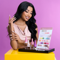 Venalisa beauté magasin bureau vernis à ongles Gel bouteille base noire acrylique transparent présentoir support de rangement portabilité organisateur