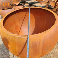 Pot Tanaman Minimalis Baja Corten Persegi Besar Tahan Korosi Lapisan Anti Karat Bersertifikasi ISO9001 Warna Sesuai Pesanan Ukuran Sesuai Pesanan