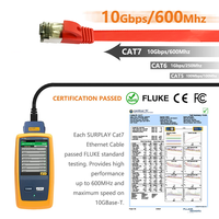 ZOGUO Cat6 RJ45 LAN Cable extensión Ethernet fibra extensor macho a hembra conector para enrutador Smartphone TV PC portátil