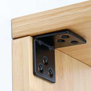 Iron Angle Bracket 90 Degree Cold Rolled Steel L Shape Cabinet Shelf Support Hardware Durable - Product Image 3