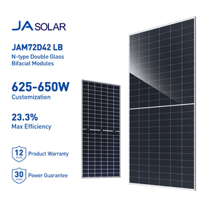 แผงโซลาร์เซลล์ JA Solar Deepblue 4.0 แบบ N-type กระจกสองชั้น กำลังไฟ 625W 640W 645W 650W สำหรับระบบ PV - Product Image 3