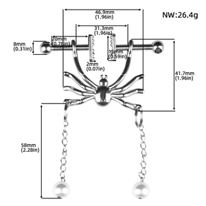 QKKQ High Quality Nipple Clamps Breast <b>Toys</b> Couples BDSM Sex Game Nipple Clamps Breast Bondage Sex <b>Toys</b> <b>for</b> Women and <b>Men</b> - Product Image 2