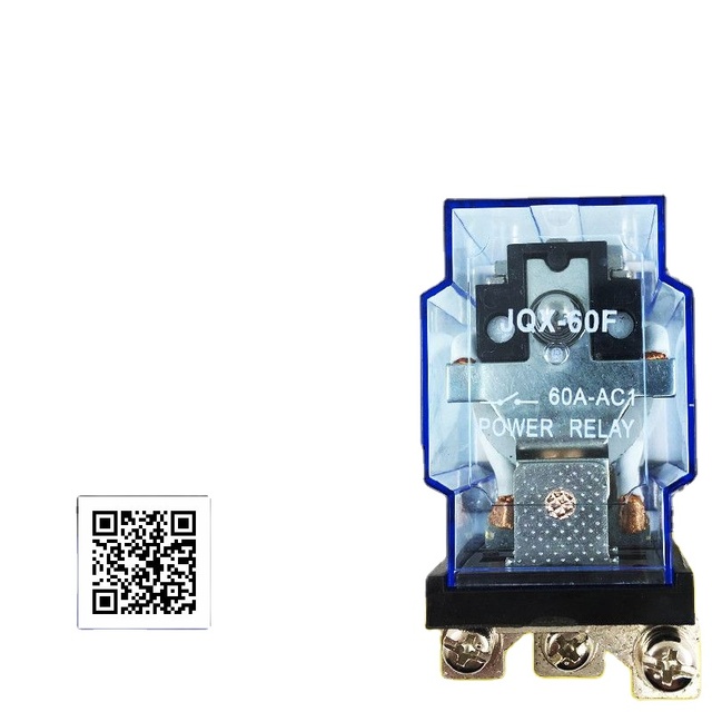 Original JQX-60F/1Z 1Z 60A High-power relay DC12V DC24V AC110V AC220V Large current 40F-58F JQX-60F