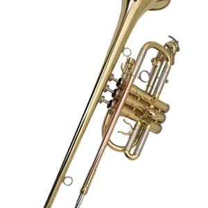 Bb <span class=keywords><strong>Fanfare</strong></span> <span class=keywords><strong>Trompette</strong></span> Trois Valves Verticales Tri-Color Extended pour Band Performance Instrument de musique professionnel - Product Image 2