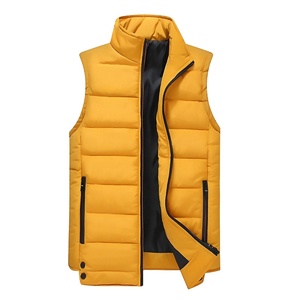 Wholesale Sleeveless Puffer <strong>Vest</strong> Heavyweight Warm Padded Outdoor Winter Jacket Customized Windproof Light Fabric OEM <strong>Vest</strong> - Product Image 2