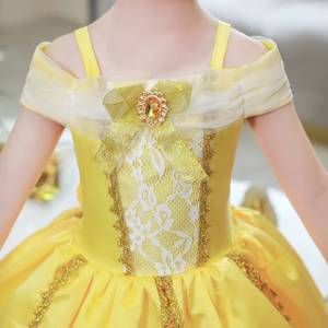 ชุดแสดงบนเวทีวันฮาโลวีน MS Yellow Series สำหรับเด็กผู้หญิง ชุดเจ้าหญิง - Product Image 5