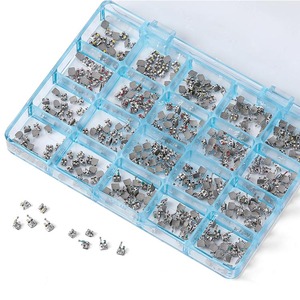 Brackets orthodontiques mini Roth réglables avec 345 crochets, mécanisme de réglage métallique, source d'alimentation pour matériel orthodontique - Product Image 6