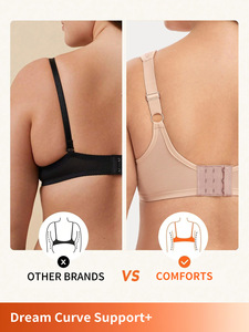 <span class=keywords><strong>Reggiseno</strong></span> <span class=keywords><strong>Minimizer</strong></span> Plus Size Copertura Totale <span class=keywords><strong>Senza</strong></span> Cuciture Tipo T-Shirt con <span class=keywords><strong>Ferretto</strong></span> Convertibile Beige Nude Coppe C D E F Donna Ingrosso - Product Image 4