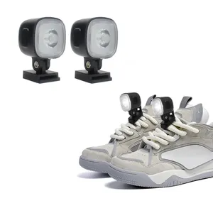 Nouveaux phares pour Croc étanche Rechargeable Led lumières réglable Direction de la lumière chaussures lumières décorations