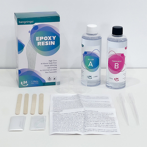En stock, prêt à être expédié : Résine époxy 1:1 - Formule ultra-transparente et cristalline avec défoaming naturel pour une livraison rapide - Product Image 1