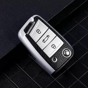 VW Golf 7 MK7 Tiguan MK2 Soft TPU Key Case Cover Car Key Accessories <span class=keywords><strong>Protector</strong></span> para <span class=keywords><strong>SEAT</strong></span> Ateca <span class=keywords><strong>Leon</strong></span> FR 2 Ibiza Skoda Octavia A7 - Product Image 5