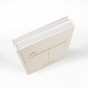 Agenda hebdomadaire et mensuel avec couverture en lin, carnet de liste de tâches avec onglets mensuels colorés - Product Image 1